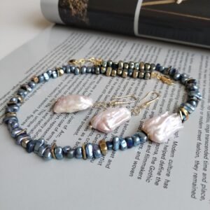 Hematite Bead Necklace